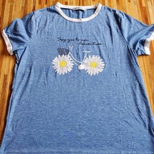 Misslook Bicycle Daisy Tee